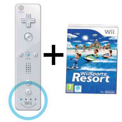 Nintendo Wii Sport Resort  Wii Remote Plus Blanco